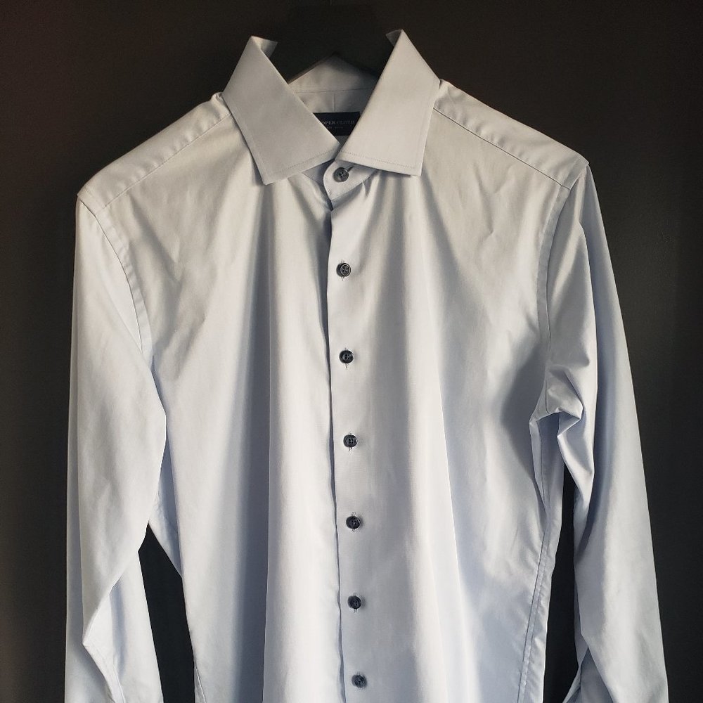 Proper Cloth LS Button Down Mercer Light Blue Twill